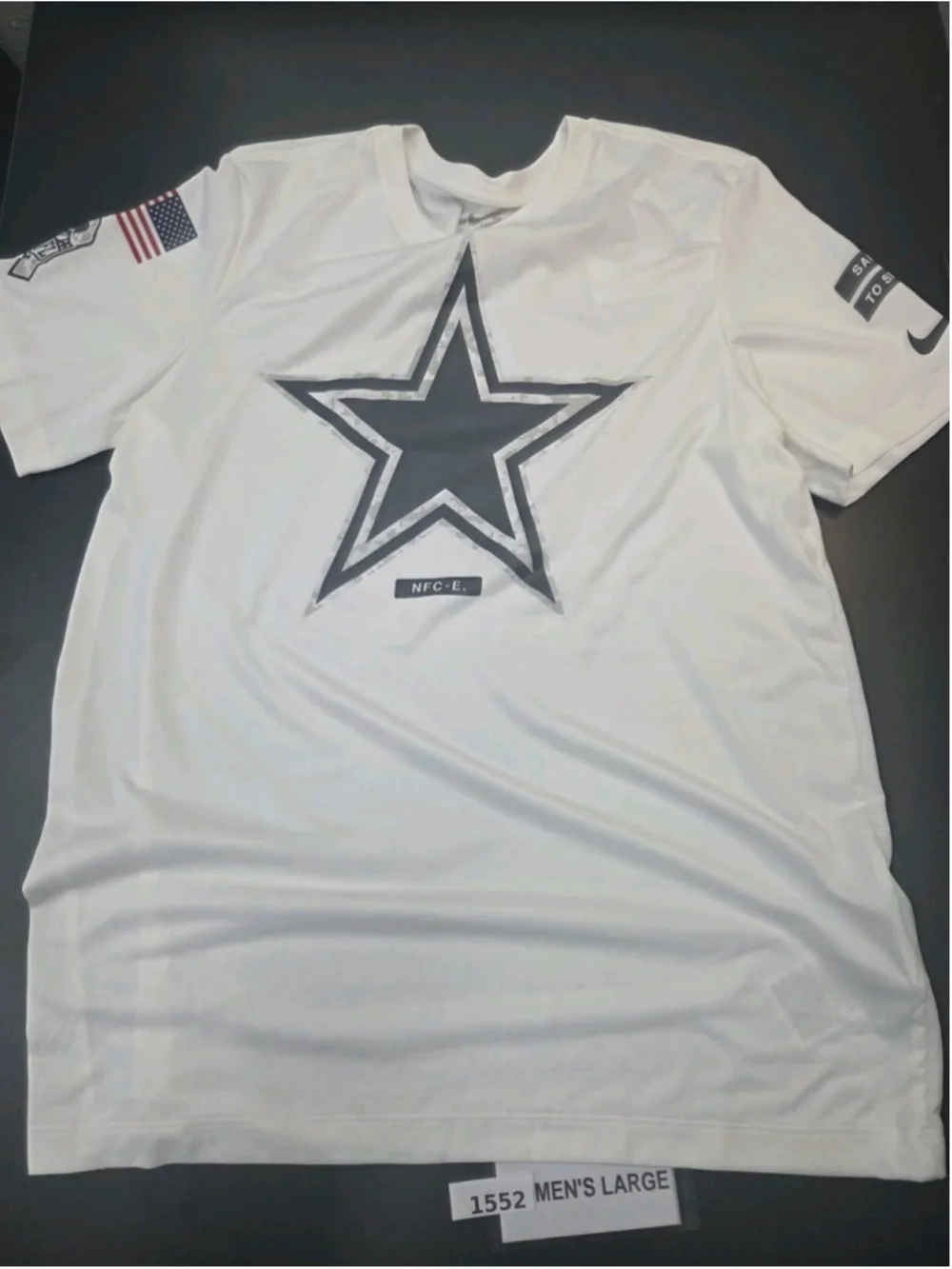 Nike Dallas Cowboys Salute to Service Dri-FIT Shirt Men’s Large White #1552